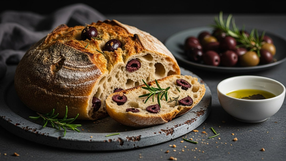 Elipsomo: Greek Olive Bread