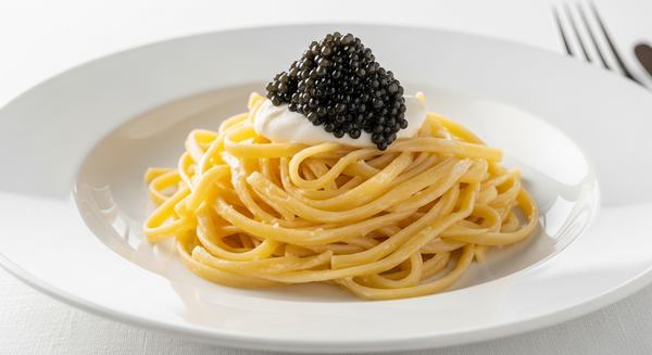 Tagliolini with Caviar and Crème Fraîche