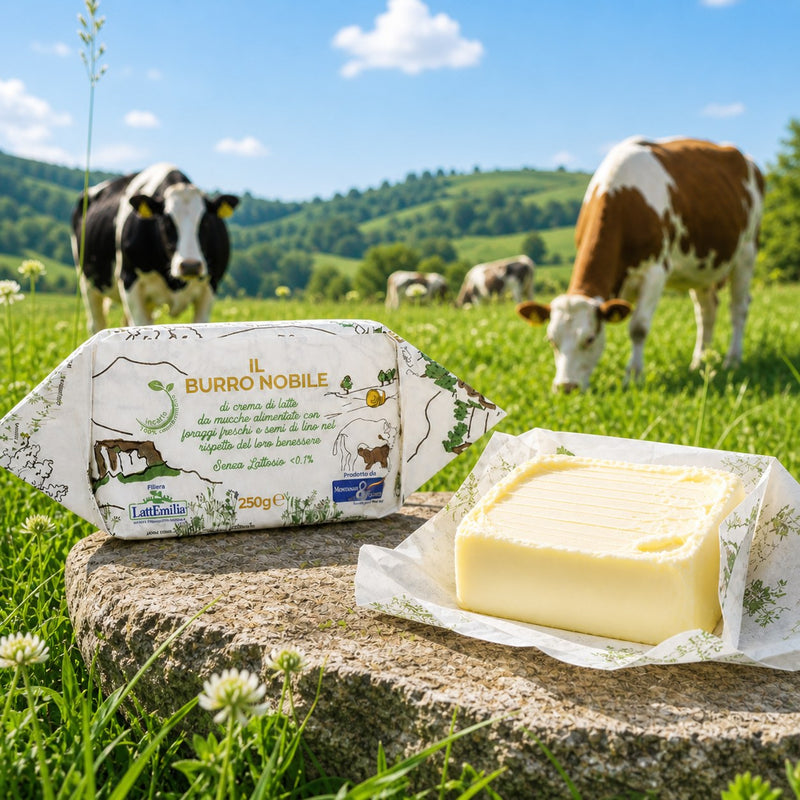 Burro Nobile premium Italian butter, packaged