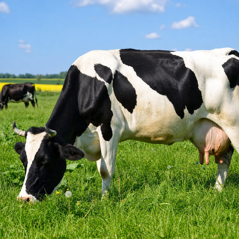 Dairy cow grazing on the Permanent Meadow