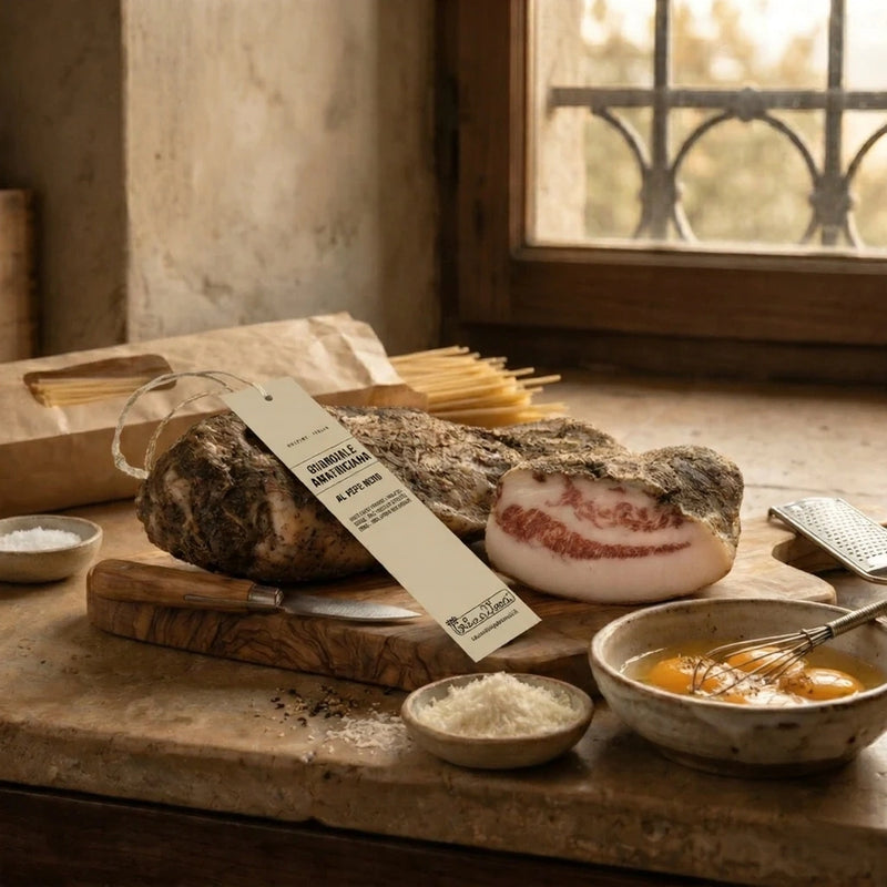 Pedrazzoli Organic Guanciale, Amatriciana al Pepe Nero